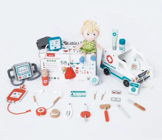 Ambulance Medical Play Set for Kids | Doctor Role Play & Life Skills Learning (Ages 3+)
