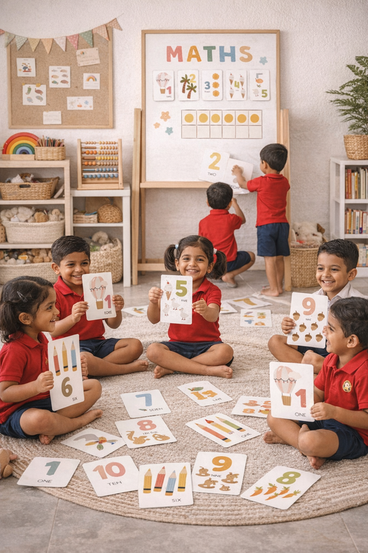 Number Flash Cards (1–10) | Early Math Learning Cards for Foundational Years