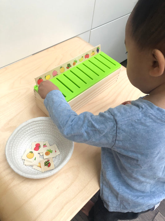 Wooden Sorting Box – Balvatika-Aligned Learning Through Play