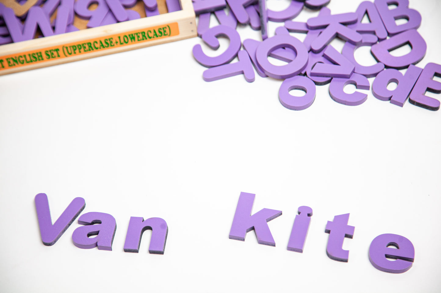 Uppercase and Lowercase Wooden Alphabets – Early Literacy for Balvatika Learners