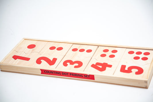 ‘Match the Dots’ Wooden Puzzle – Early Numeracy for Balvatika Learners