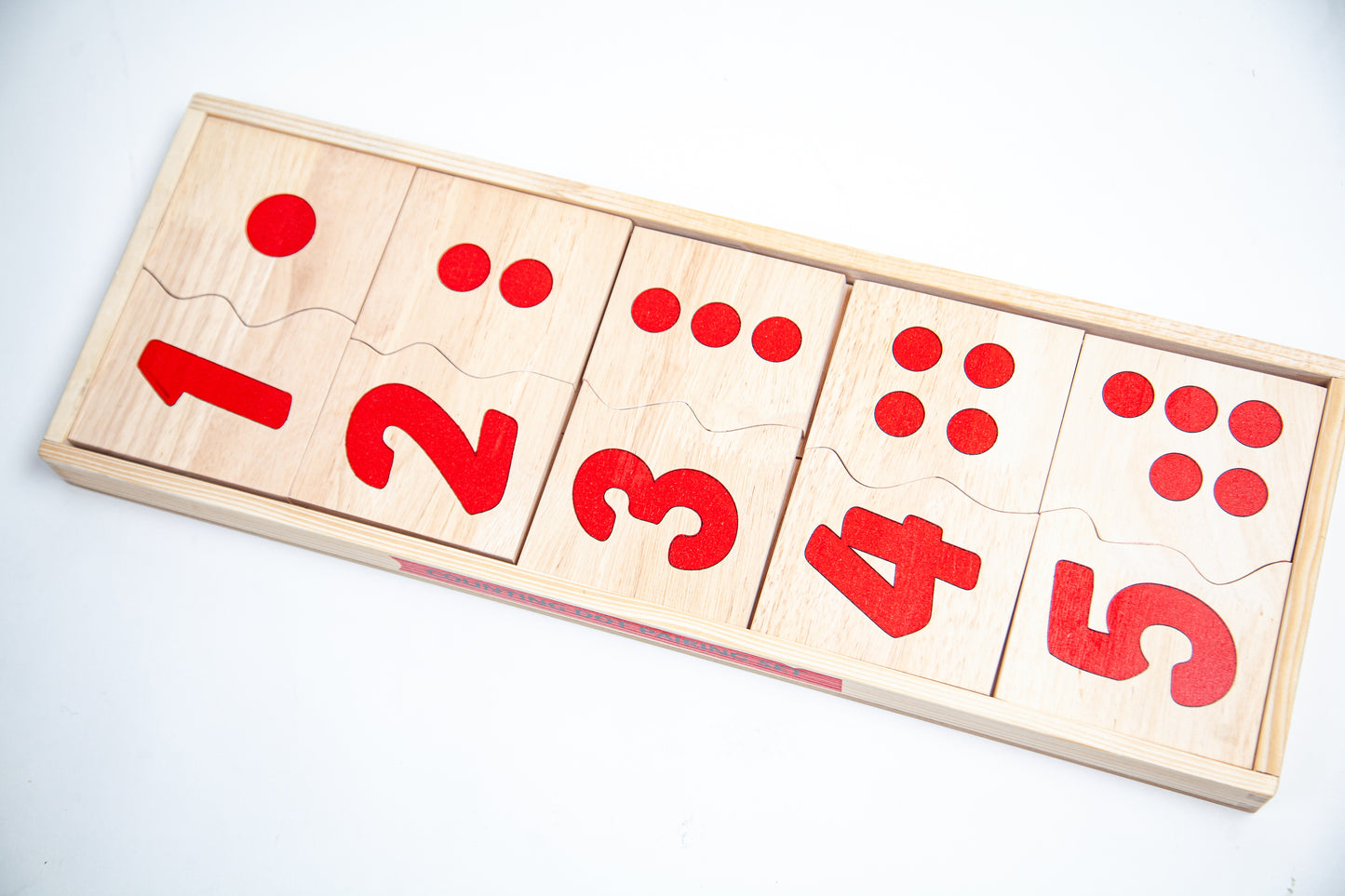 ‘Match the Dots’ Wooden Puzzle – Early Numeracy for Balvatika Learners