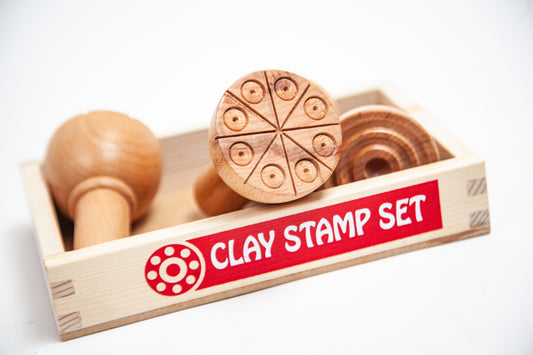 Wooden Clay Stamps Set – Playful Creativity with Purpose