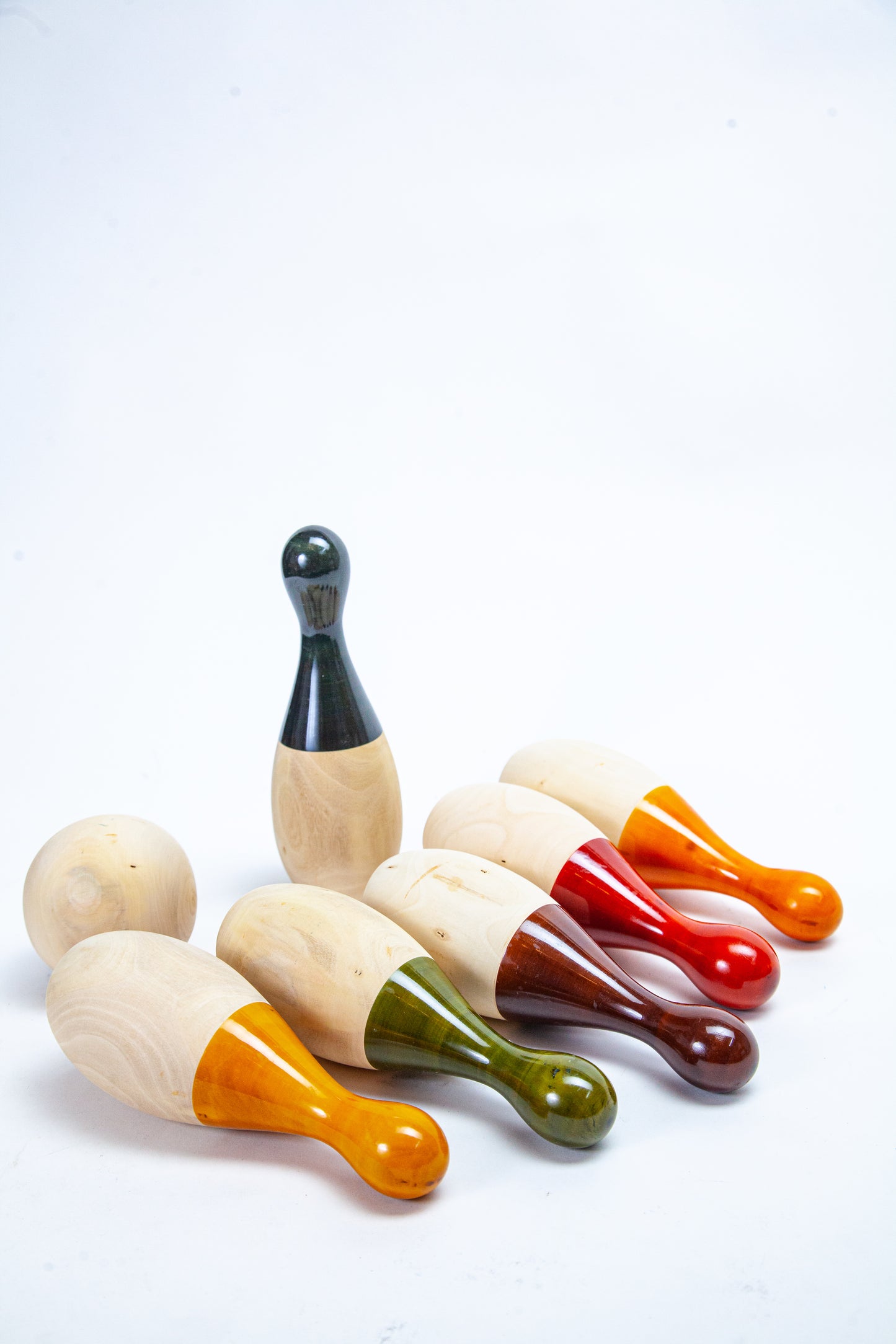 Wooden Bowling Set – Fun, Skill-Building Play for Kids