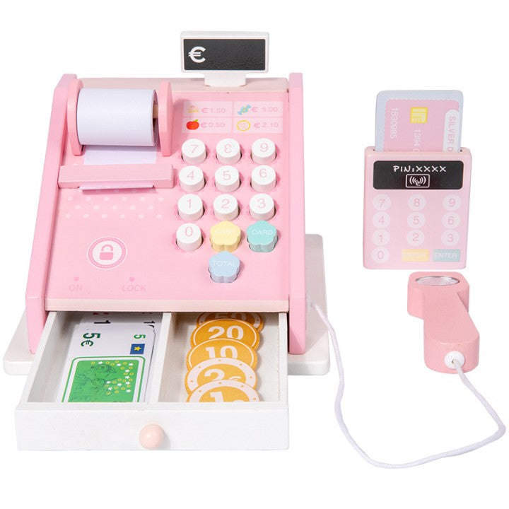 Wooden Pretend Play Cash Machine – Early Numeracy & Role Play Toy (Ages 3+)