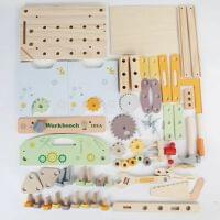 Kids Tool Bench Set, Wooden Tool Workbench for Toddlers