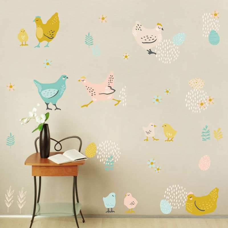 HEN WALL DECALS