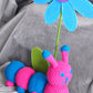 Knitted Caterpillar Crochet Toy 7