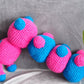 Knitted Caterpillar Crochet Toy 10