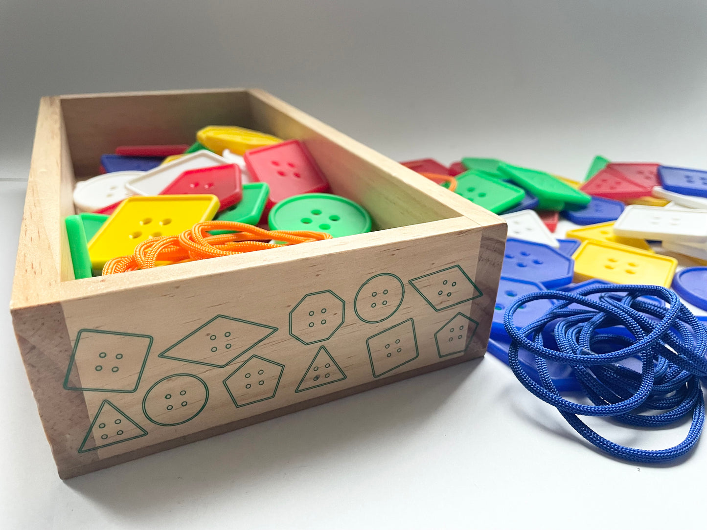 plastic buttons set for kids