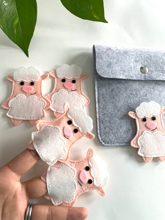 Sheep Finger Puppets