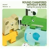 Wooden Animal Balance Game | Early STEM &amp; Skill Development (Balvatika–Grade 1)