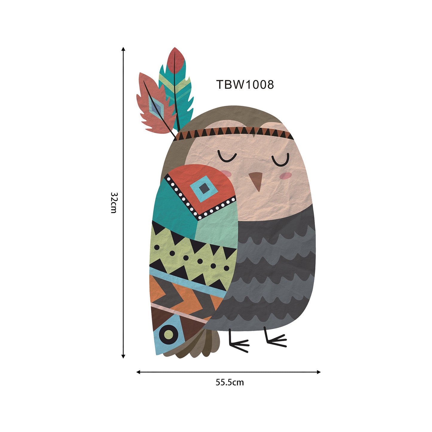 OWL WALL DECAL -KIDS ROOM DECOR