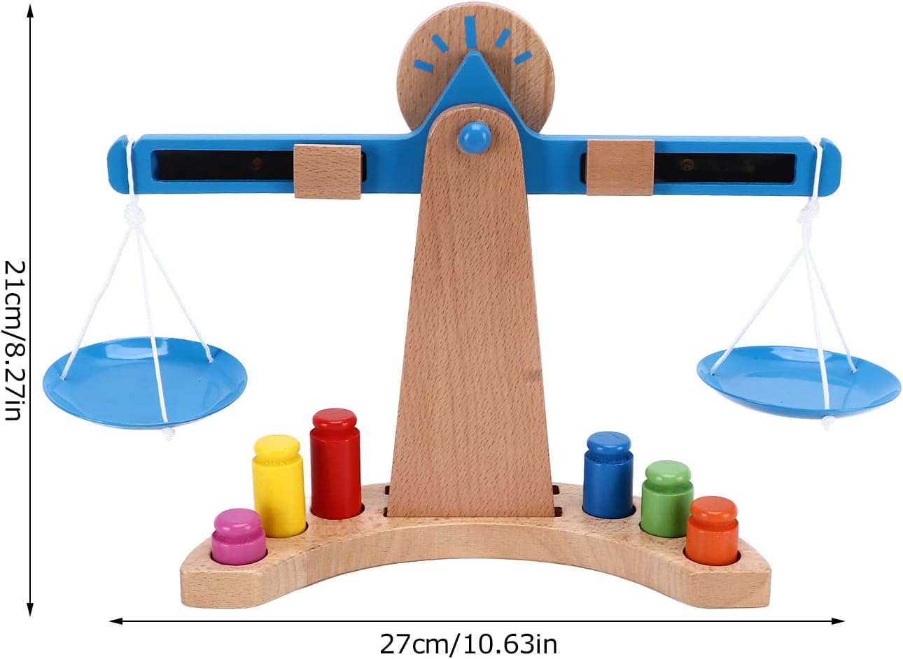 Wooden Balance Scale Toy – Educational Math & STEM Learning Tool
