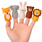 Wild Animals Finger Puppets (Set of 5)