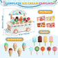 Wooden Ice Cream Cart Pretend Play Set | Role Play & Life Skills Toy (Ages 3+)