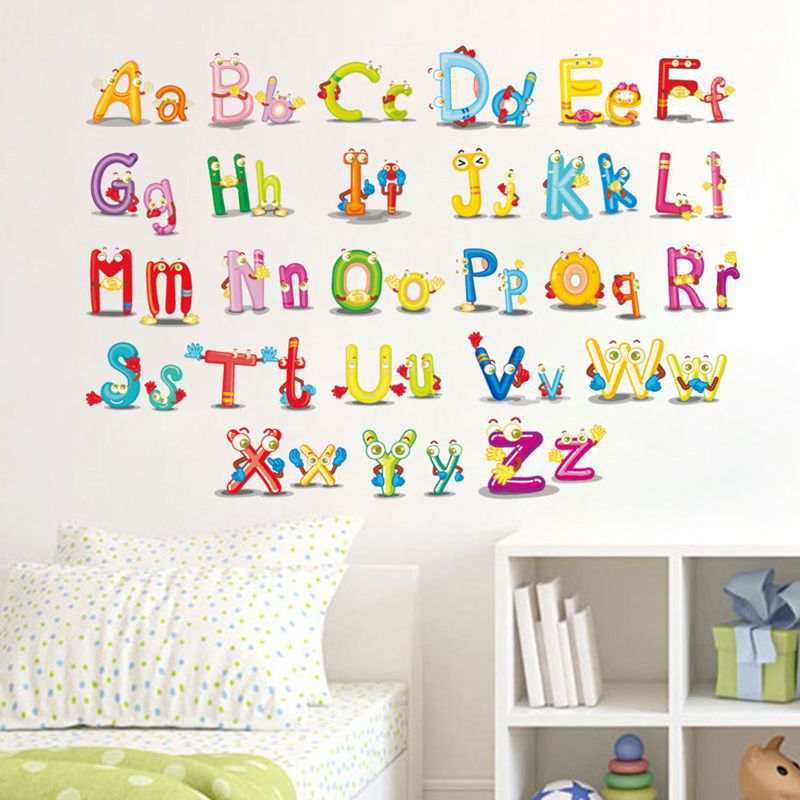 ALPHABET DECALS