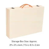 69 WOODEN TOOLBOX SET