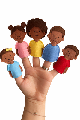 Family Finger Puppets (Set of 5)