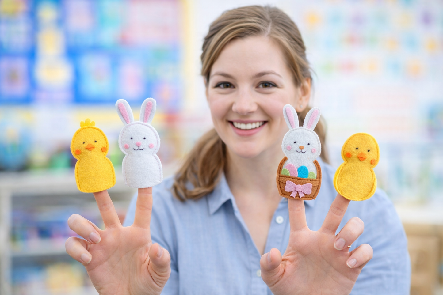 Easter Finger Puppets (Set of 5)