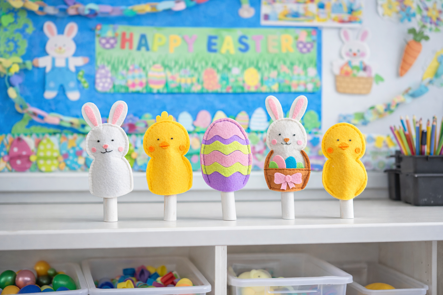 Easter Finger Puppets (Set of 5)