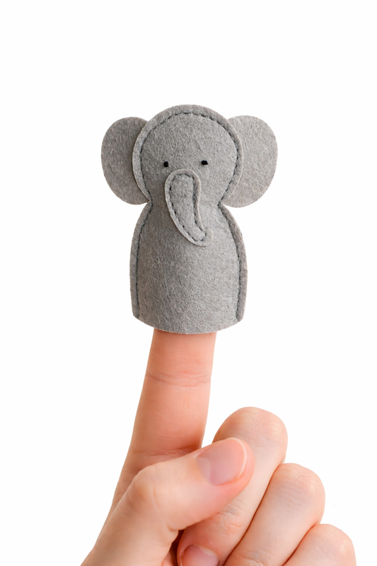 Wild Animals Finger Puppets (Set of 5)