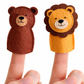 Wild Animals Finger Puppets (Set of 5)