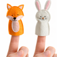 Wild Animals Finger Puppets (Set of 5)