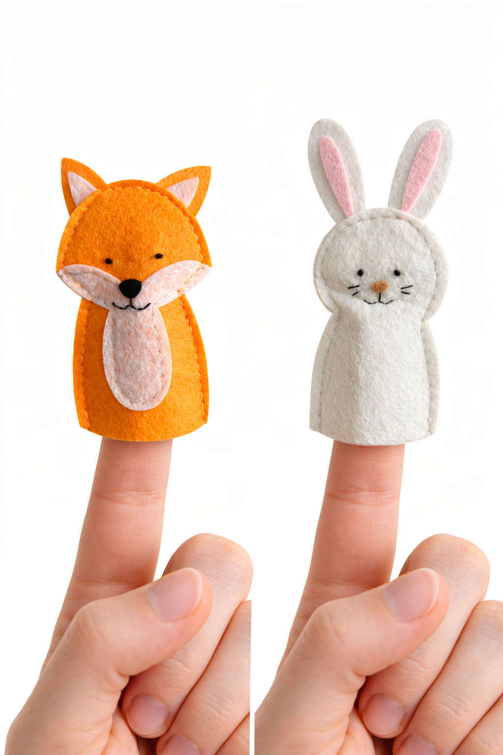 Wild Animals Finger Puppets (Set of 5)