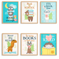 Reading Posters for Kids (Set of 6) | Library & Reading Corner Wall Art