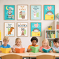 Reading Posters for Kids (Set of 6) | Library & Reading Corner Wall Art