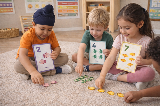 Number Flash Cards (1–10) | Early Math Learning Cards for Kids