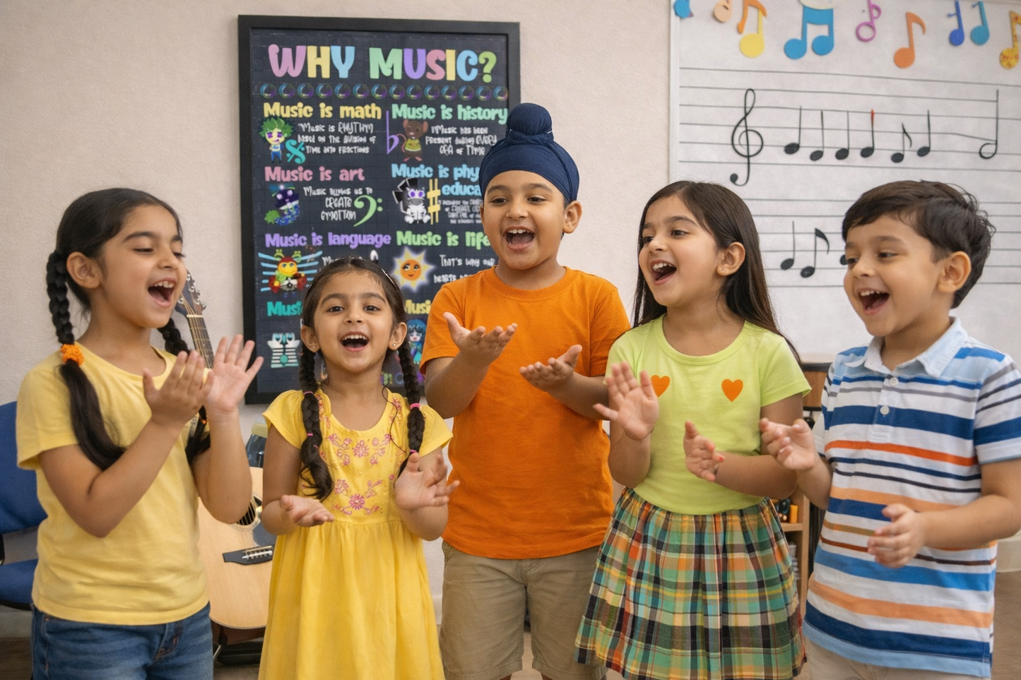 “Why Music?” Classroom Wall Poster | Music Room Learning Display for Schools
