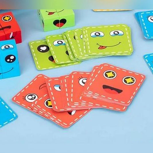 Crazy Face Puzzle | Emotion & Expression Matching Game (Ages 3+)