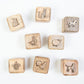 Wooden Clay Stamps – Animal Imprint Set