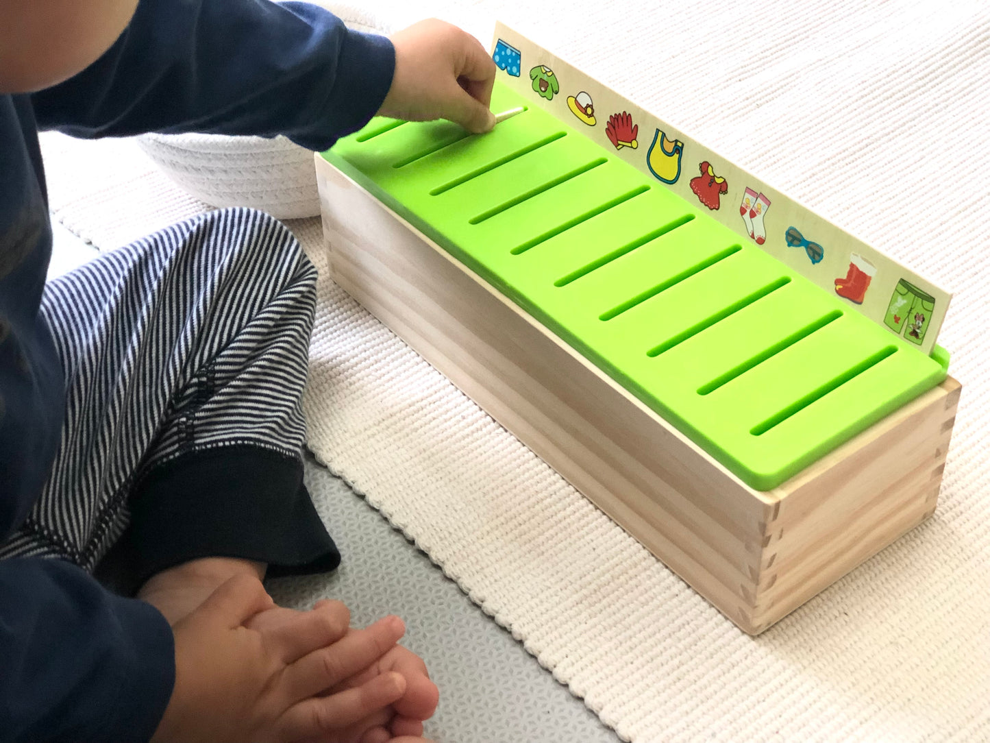 Wooden Sorting Box – Balvatika-Aligned Learning Through Play