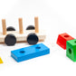 WOODEN TOY TRUCK WITH BUILDING BLOCKS
