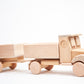 LARGE WOODEN TOY TRUCK WITH WAGON