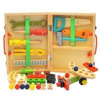 Wooden Tool Set for Kids – Pretend Play Construction Toy (3+ Years)