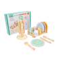 WOODEN TABLEWARE SET - PRETEND PLAY