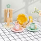 WOODEN TABLEWARE SET - PRETEND PLAY