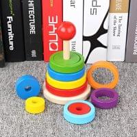 Rainbow Stacker Wooden Toy