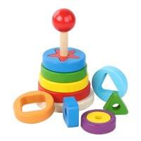 Rainbow Stacker Wooden Toy