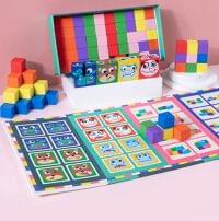 STEM Wooden Logic Cube & Building Block Set (36+ Months)