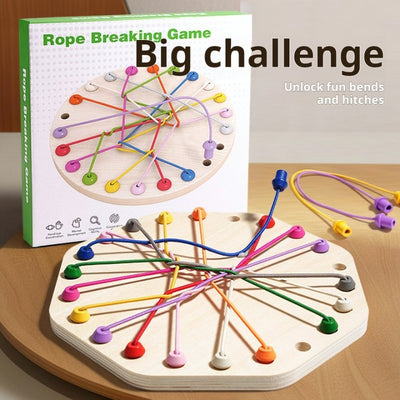 Brainy Knots Rope Untangling Game – Cognitive Puzzle Toy (Ages 4+)