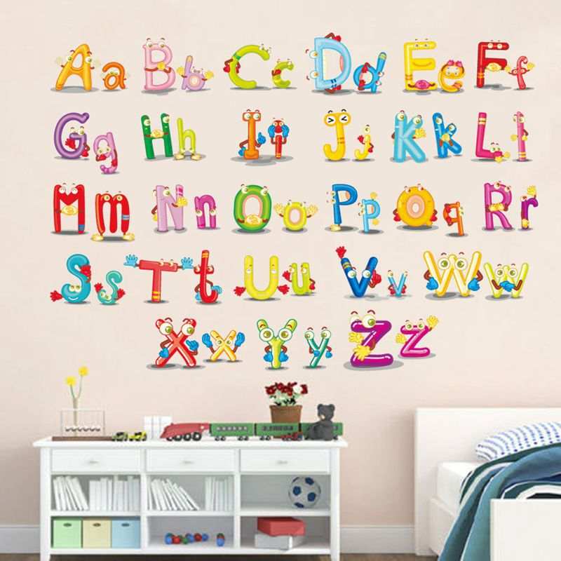 ALPHABET DECALS