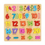 Wooden Number Puzzle – Quantification & Early Math Learning