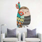OWL WALL DECAL -KIDS ROOM DECOR
