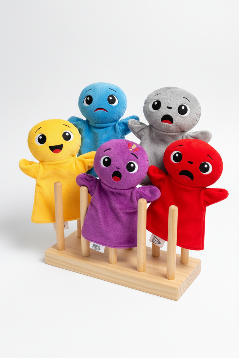 5 FEELINGS HAND PUPPETS