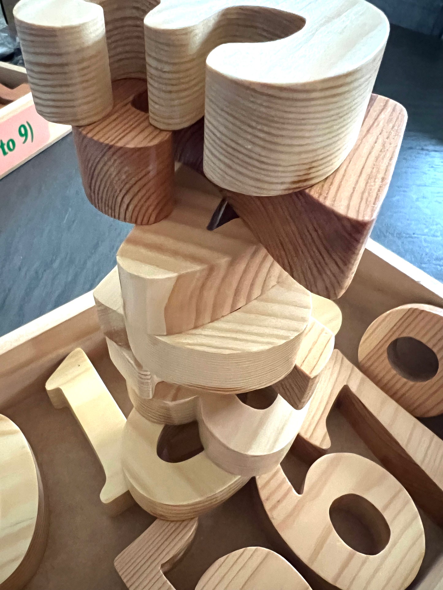 WOODEN NUMBER BLOCKS